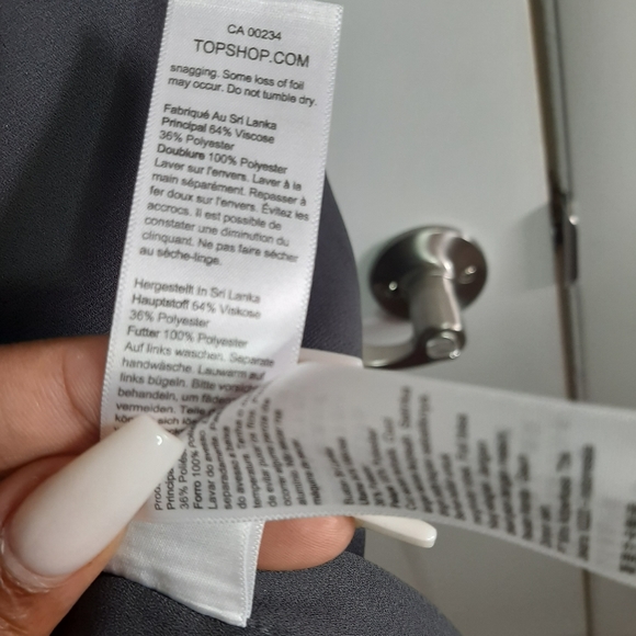 Topshop silver party mini dress 6 - Picture 10 of 10